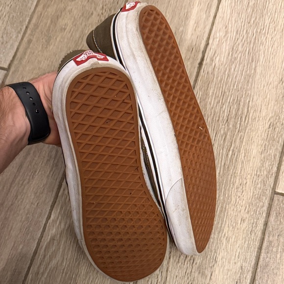Vans Men's Classic Brown Slip-On Sneakers - Picture 4 of 4